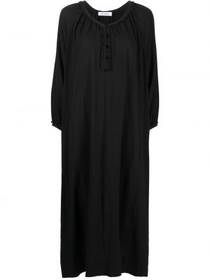 Хлопковое платье макси длинное Rodebjer, черное