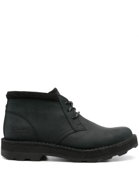 Leder stiefelette Clarks schwarz