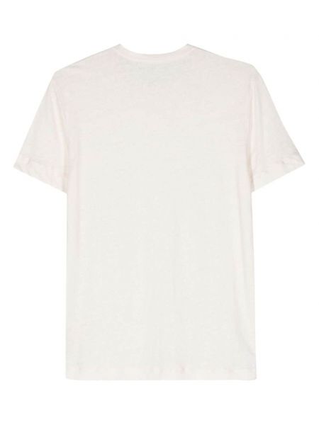 T-krekls ar apaļu kakla izgriezumu Majestic Filatures balts