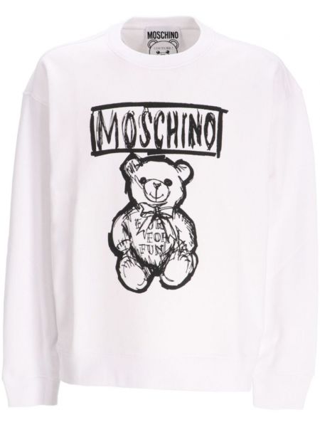 Sweatshirt Moschino hvid