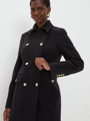Пальто с карманами Wallis черное
