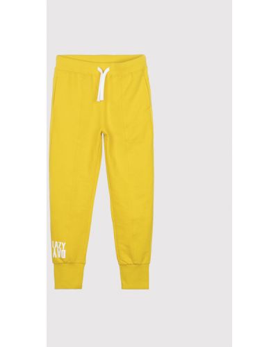 Coccodrillo Pantaloni trening WC2120102EVG Galben Regular Fit