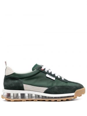 Δερμάτινα sneakers Thom Browne πράσινο