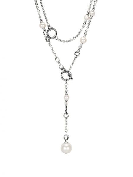 Ogrlica z perlami John Hardy srebrna