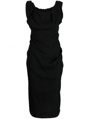 Вечерна рокля с драперии Vivienne Westwood черно