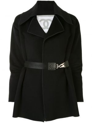 Спортивное пальто Chanel Pre-owned, черный