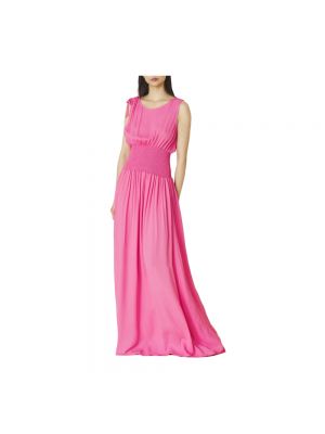 Sukienka długa Manila Grace różowa