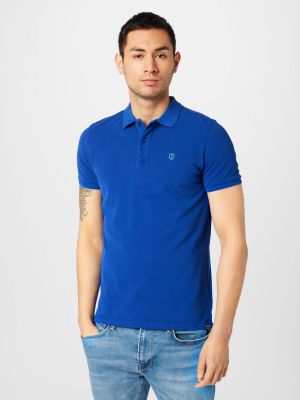 Polo marškinėliai Garcia mėlyna