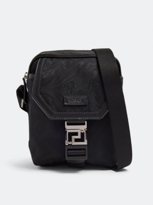 Нейлоновая сумка Versace черная