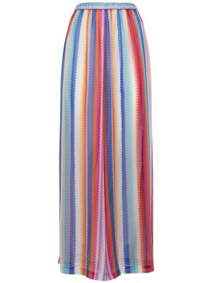 Pantaloni de mătase din bumbac cu imagine Missoni