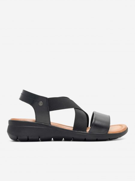 Kožené sandály Go Soft černé