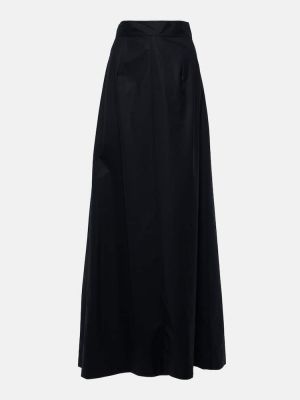 Βαμβακερή maxi φούστα Plan C μαύρο