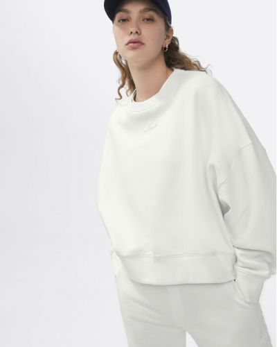 Laza szabású pulóver Sprandi fehér