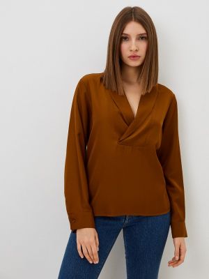 Блузка Sisley коричневая