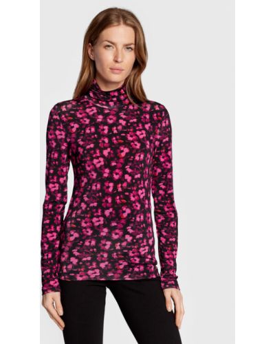 Viszkóz slim fit felső Gestuz - rózsaszín