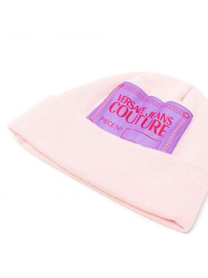 Čepice Versace Jeans Couture růžový