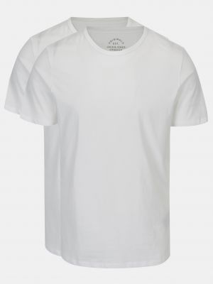 Риза с къс ръкав Jack & Jones бяло