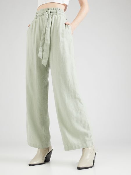 Широки панталони тип „марлен“ Jdy зелено