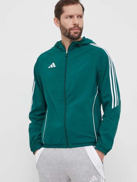 Zielona kurtka przejściowa Adidas Performance