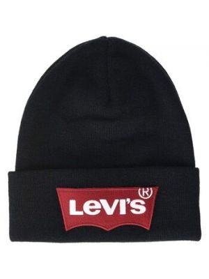 Czarna czapka oversize Levi's