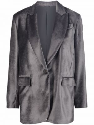 Lang blazer Brunello Cucinelli grå