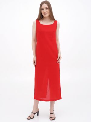 Льняное платье Equilibri красное