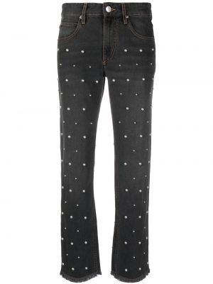 Straight leg jeans Marant étoile nero