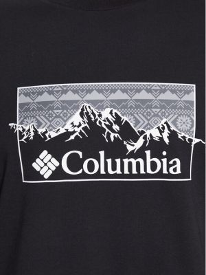 Priliehavé tričko Columbia čierna