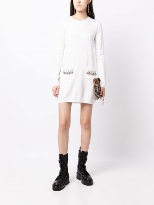Křišťálové mini šaty Nº21 bílé