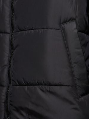 Nylonowa kurtka puchowa w paski Adidas Originals beżowa