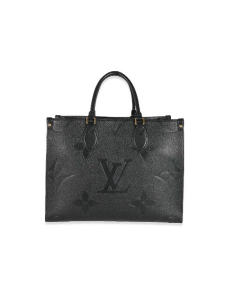 Shopperka skórzana Louis Vuitton Vintage czarna