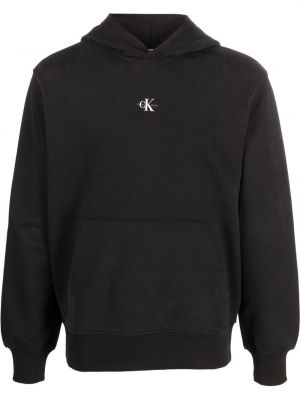 Hoodie Calvin Klein svart