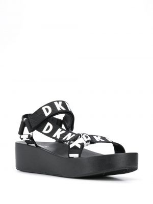 Sandales à plateforme Dkny noir