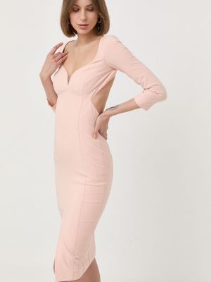 Платье мини Elisabetta Franchi розовое