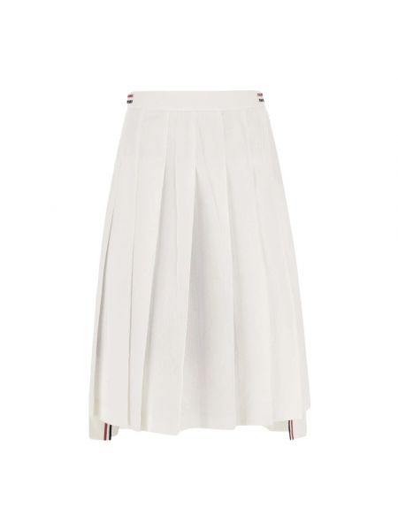 Mini spódniczka Thom Browne biała