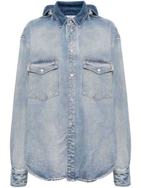 Denim paita Vetements sininen