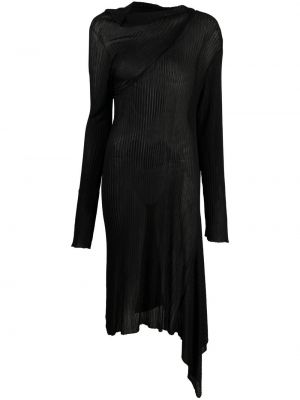 Sukienka asymetryczna Marques'almeida czarna