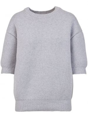 Кашмирен пуловер Khaite сиво