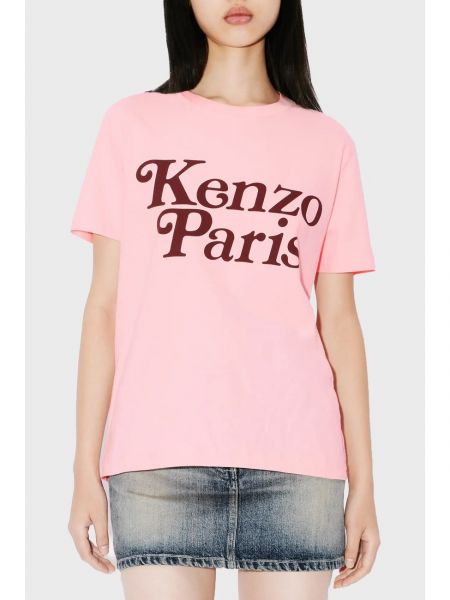 Розовая футболка Kenzo