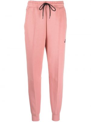 Флийс спортни панталони Nike розово