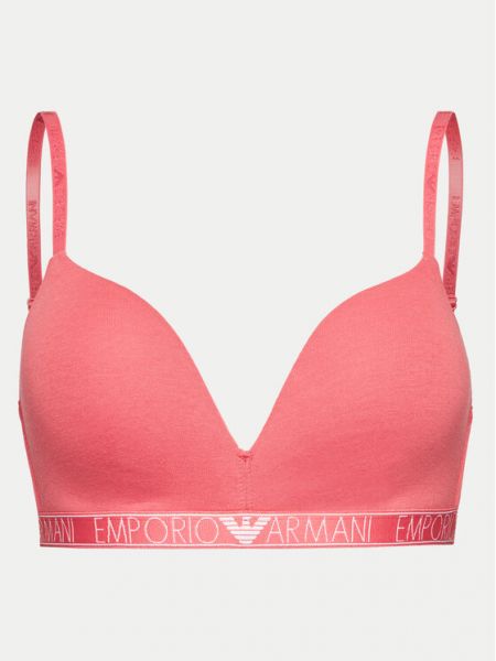 Sutien fără armătură Emporio Armani Underwear roz