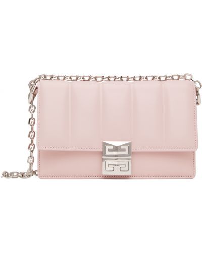 Кожаная сумка Givenchy, розовая