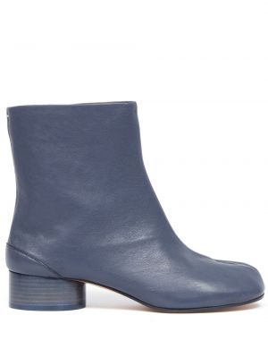 Leder ankle boots Maison Margiela blau