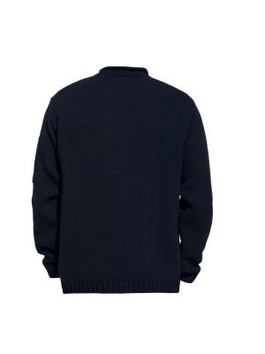 Jersey cuello alto de lana de tela jersey C.p. Company azul