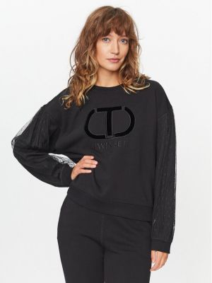 Sweatshirt Twinset schwarz