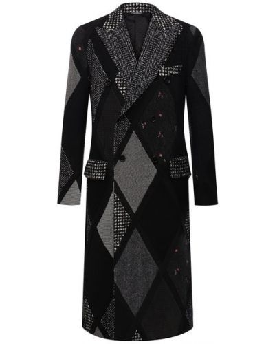 Пальто Dolce & Gabbana, серое