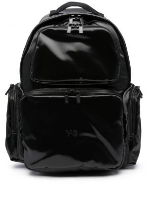 Kožený batoh Y-3 čierna
