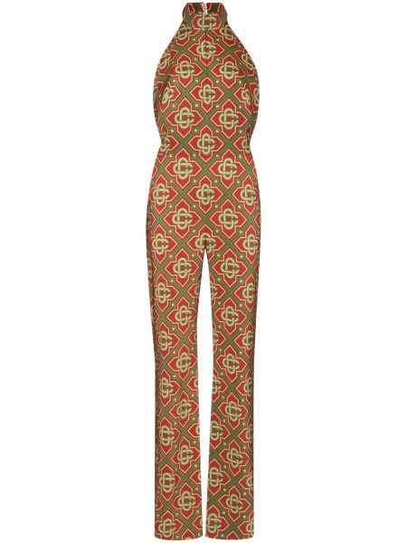 Jumpsuit med brede ben Casablanca rød