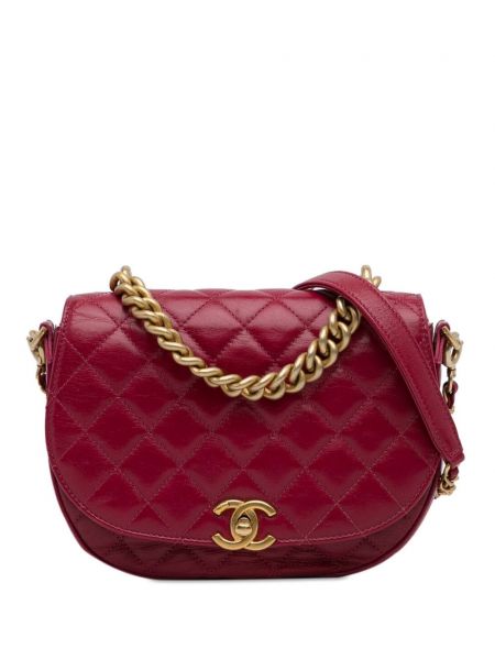 Gesteppte brosche Chanel Pre-owned rot