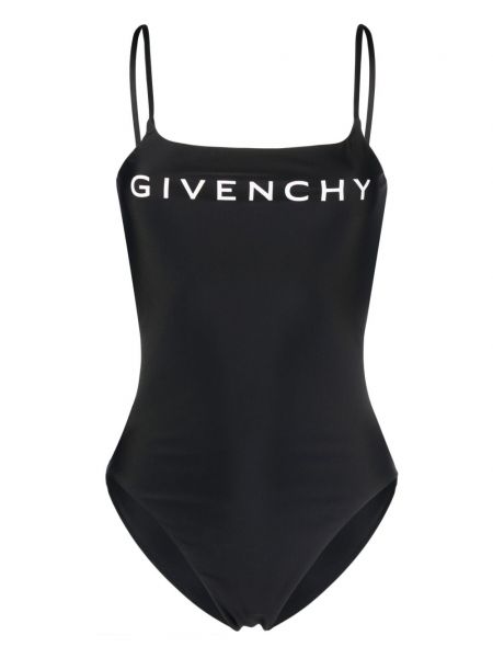 Μαγιό με σχέδιο Givenchy μαύρο